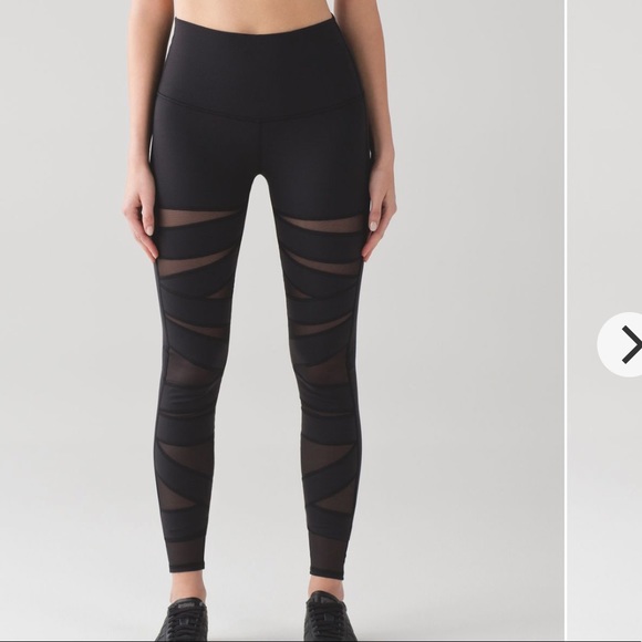 lululemon athletica Pants - Lululemon Wunder Under High Rise Tech Mesh